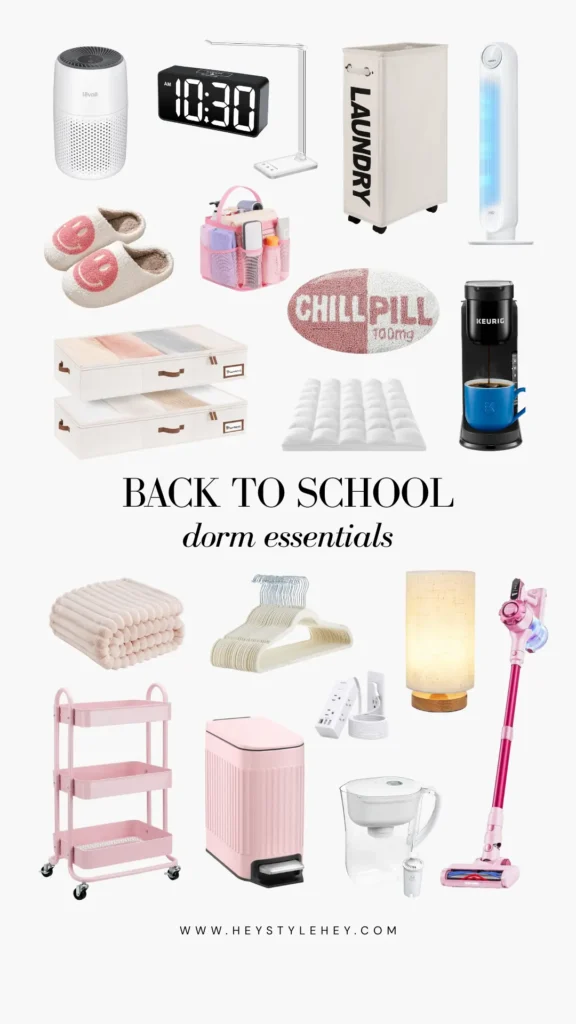 back to school dorm essentials