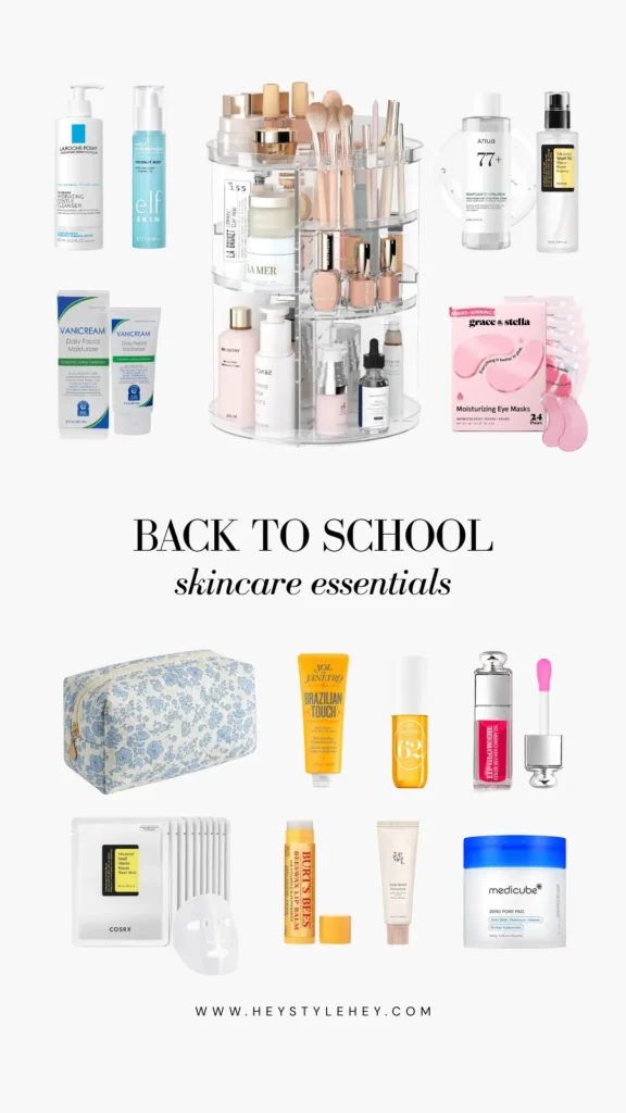back to school essentials skincare