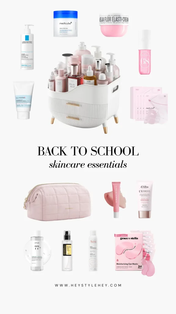 back to school essentials skincare