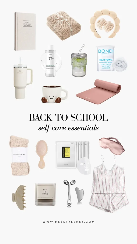 back to school self care essentials