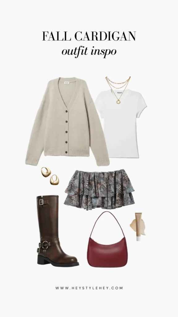 fall cardigan outfit ideas