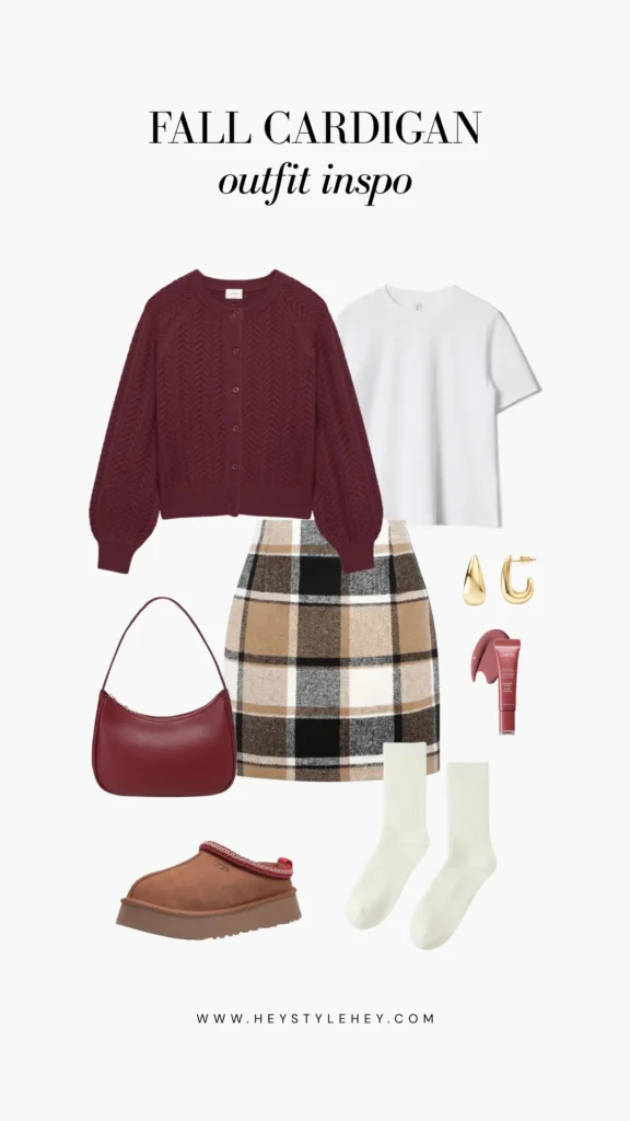 fall cardigan outfit ideas