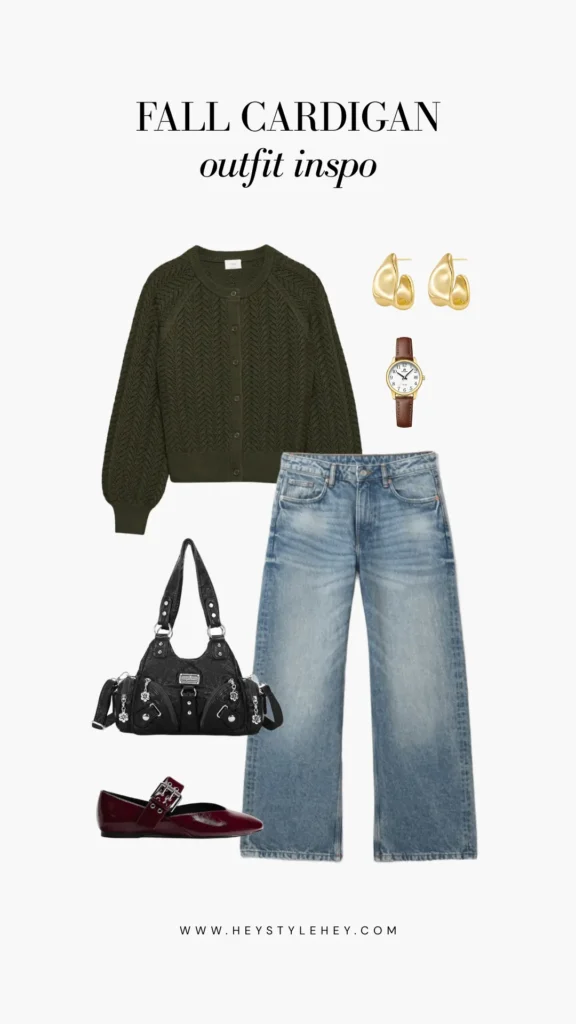 fall cardigan outfit ideas