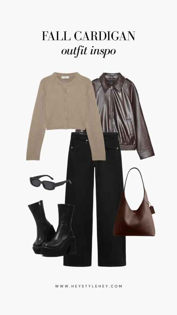 fall cardigan outfit ideas