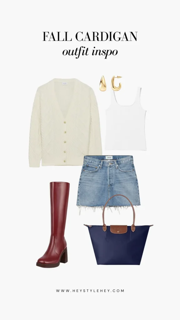 fall cardigan outfit ideas