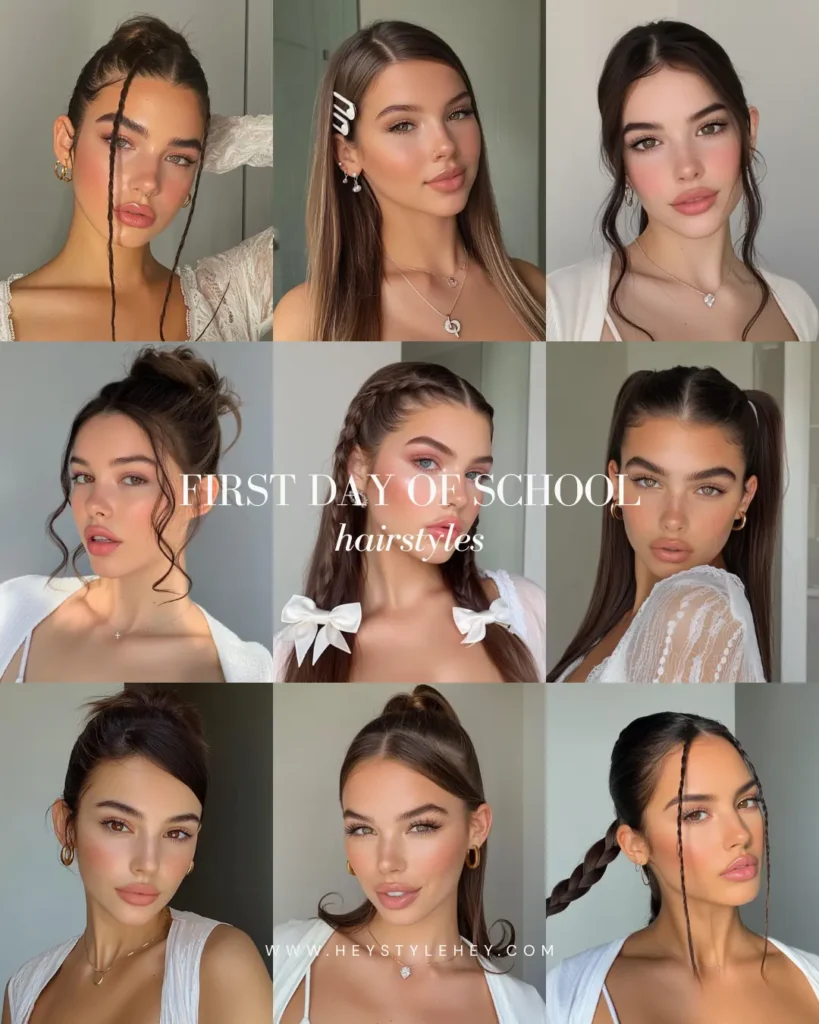 first day of school hairstyles