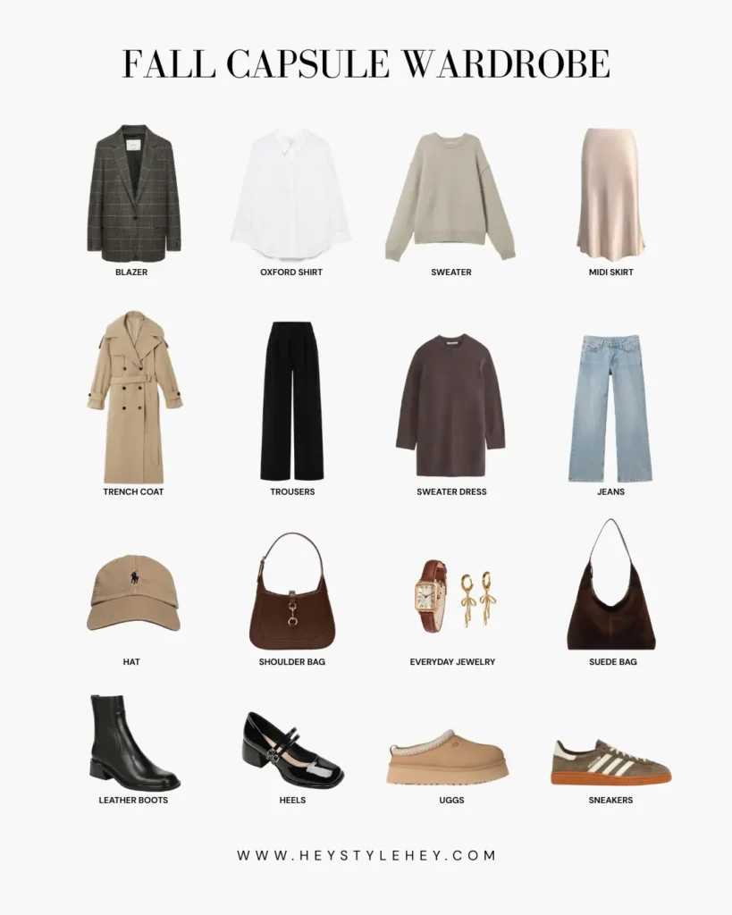fall capsule wardrobe