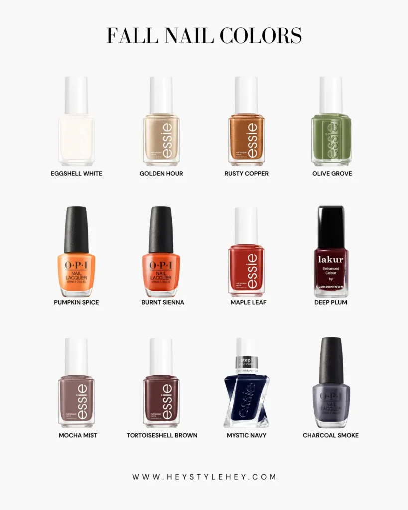 fall nail colors