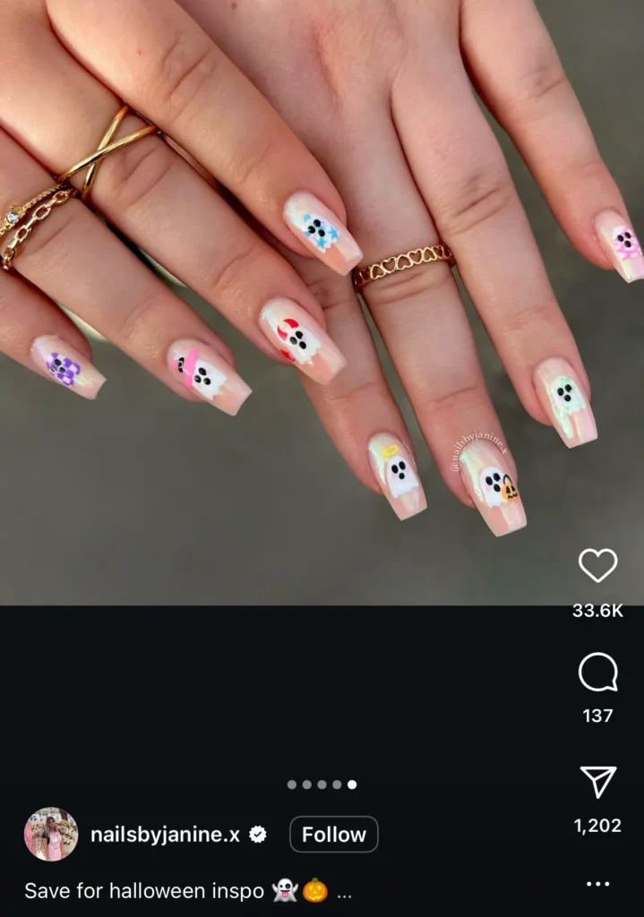 ghost nails