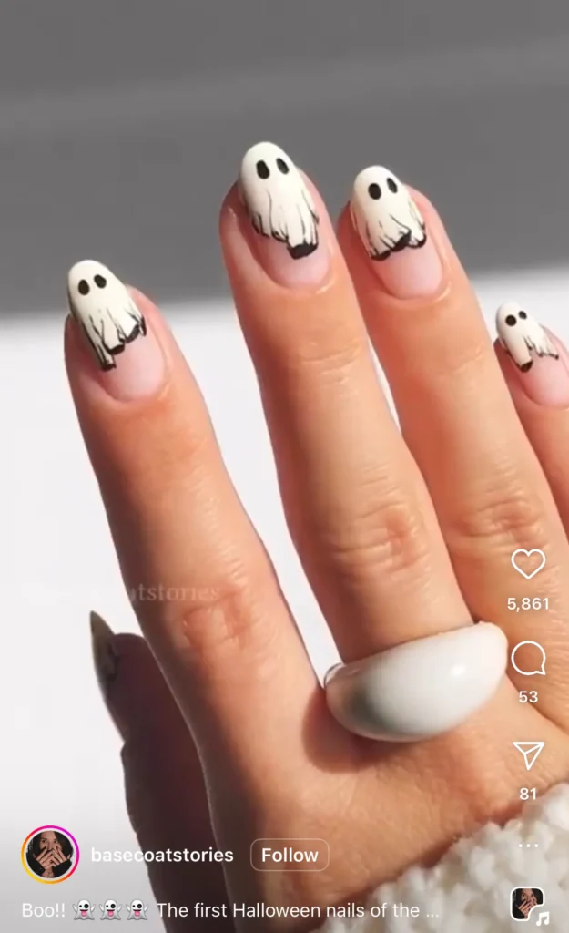 ghost nails