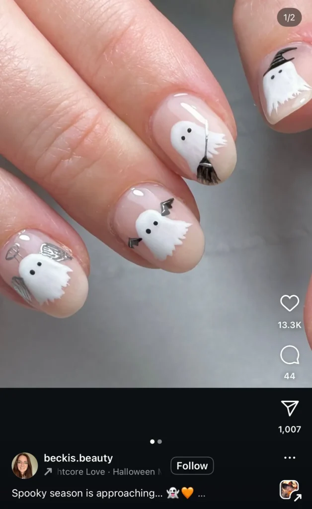 ghost nails