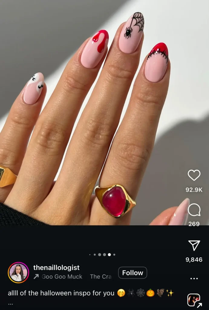 halloween nails
