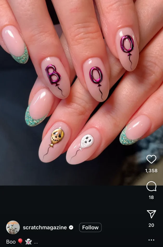 halloween nails