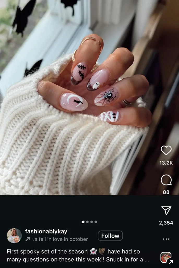 halloween nails