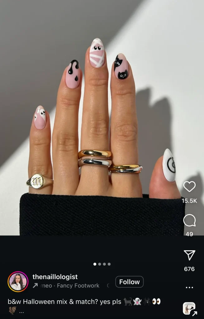 halloween nails