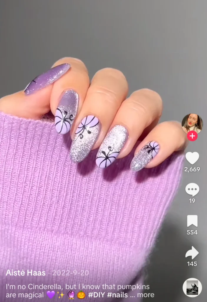 pumpkin nails
