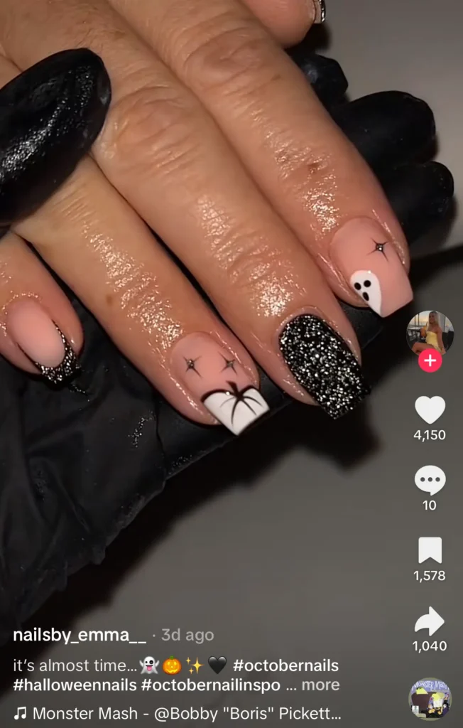 pumpkin nails