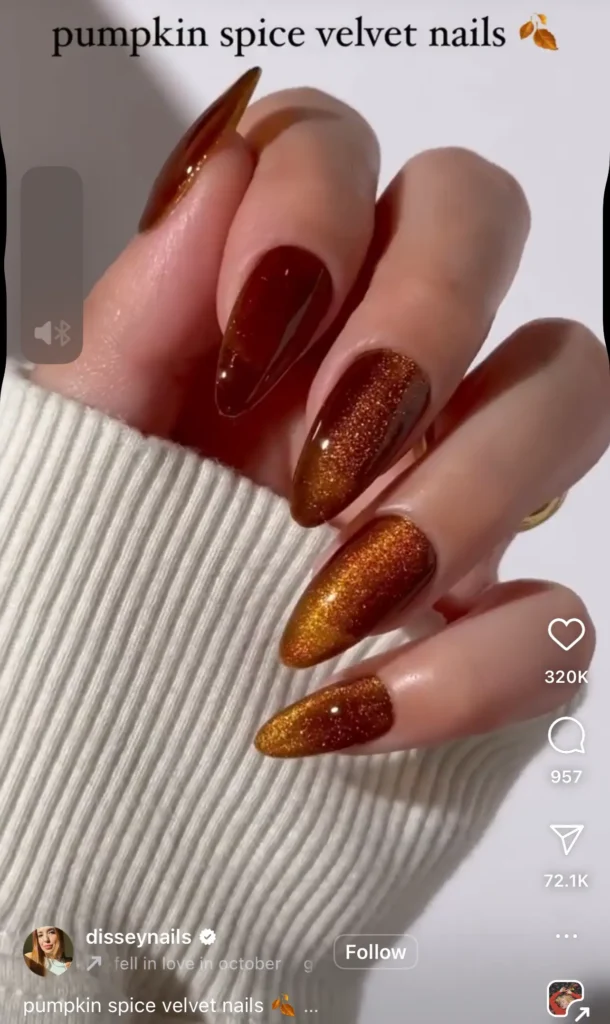 pumpkin nails