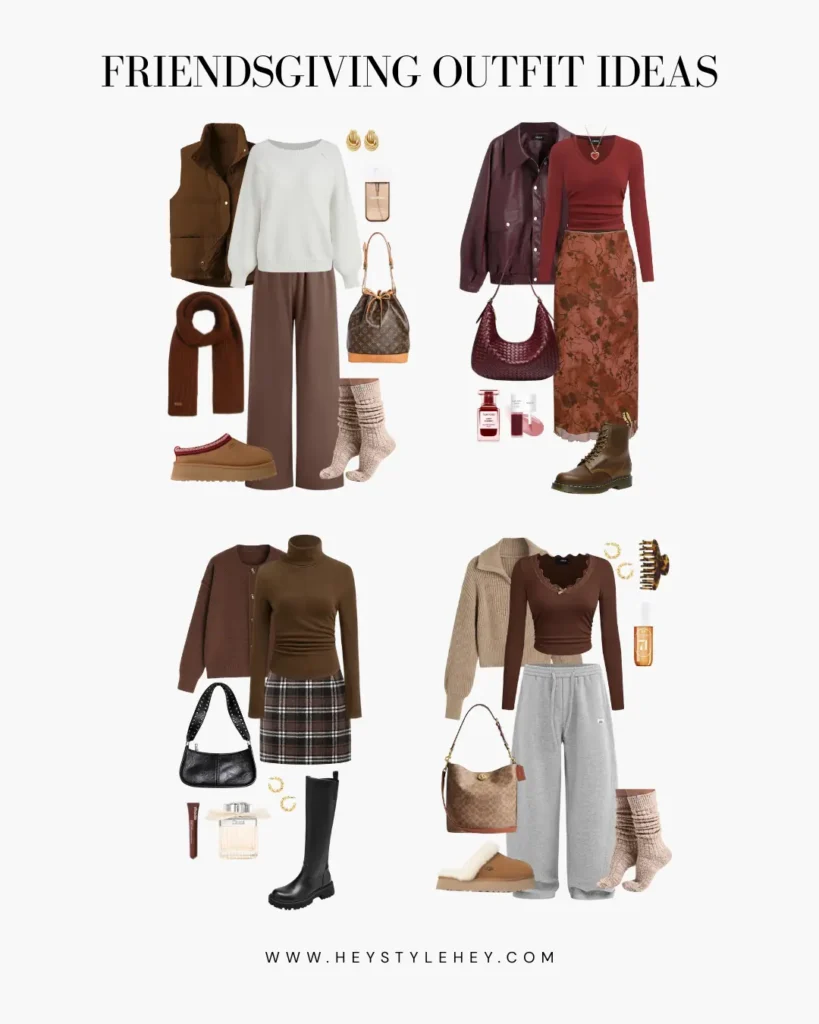 casual friendsgiving outfit ideas