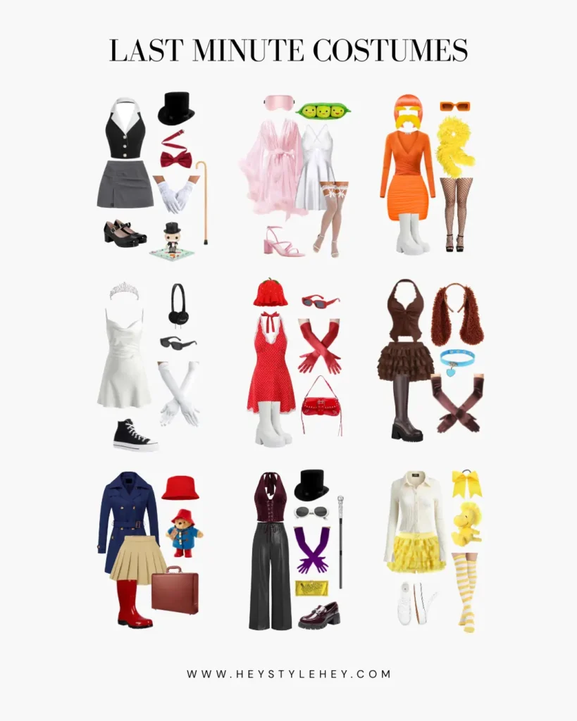 last minute halloween costume ideas