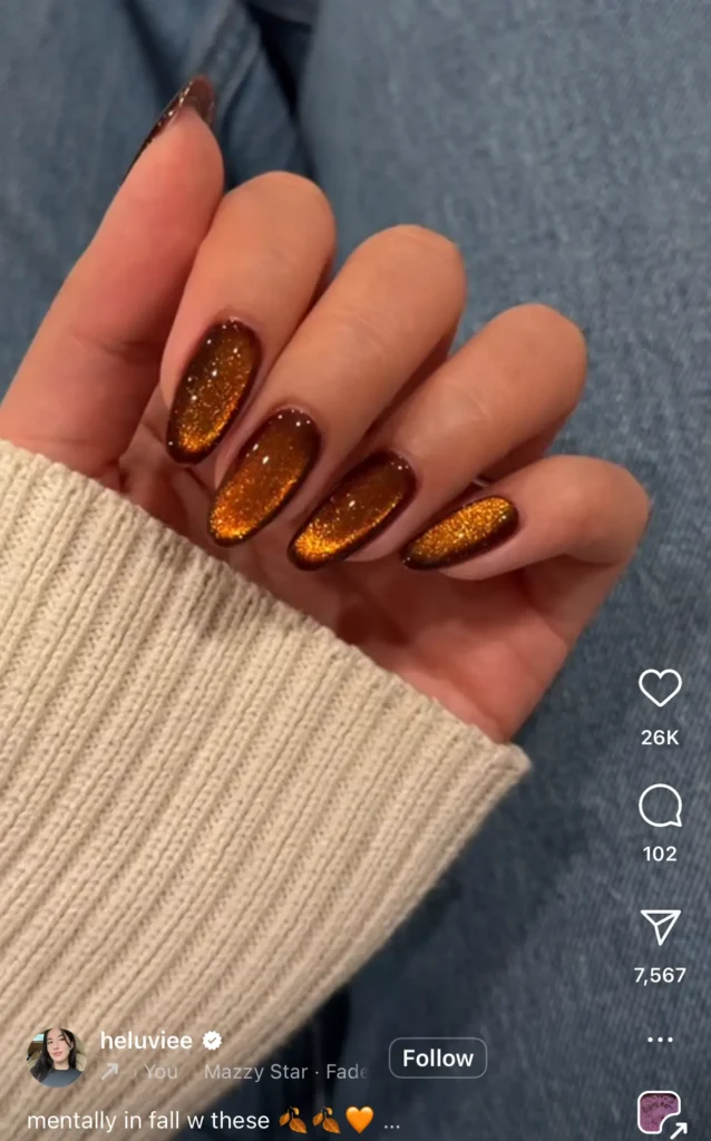 Thanksgiving nail colors