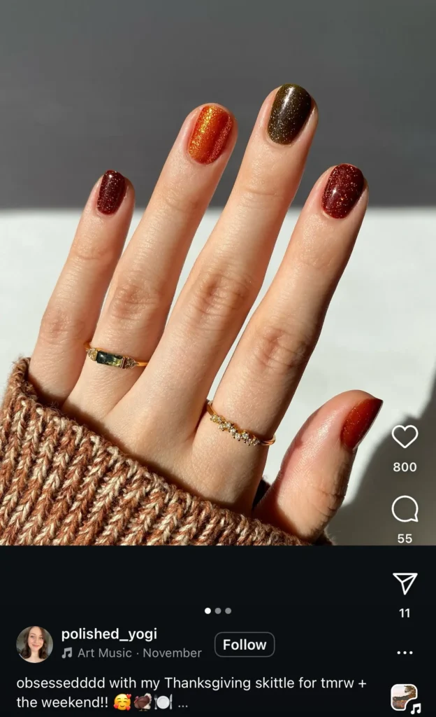 thanksgiving nails