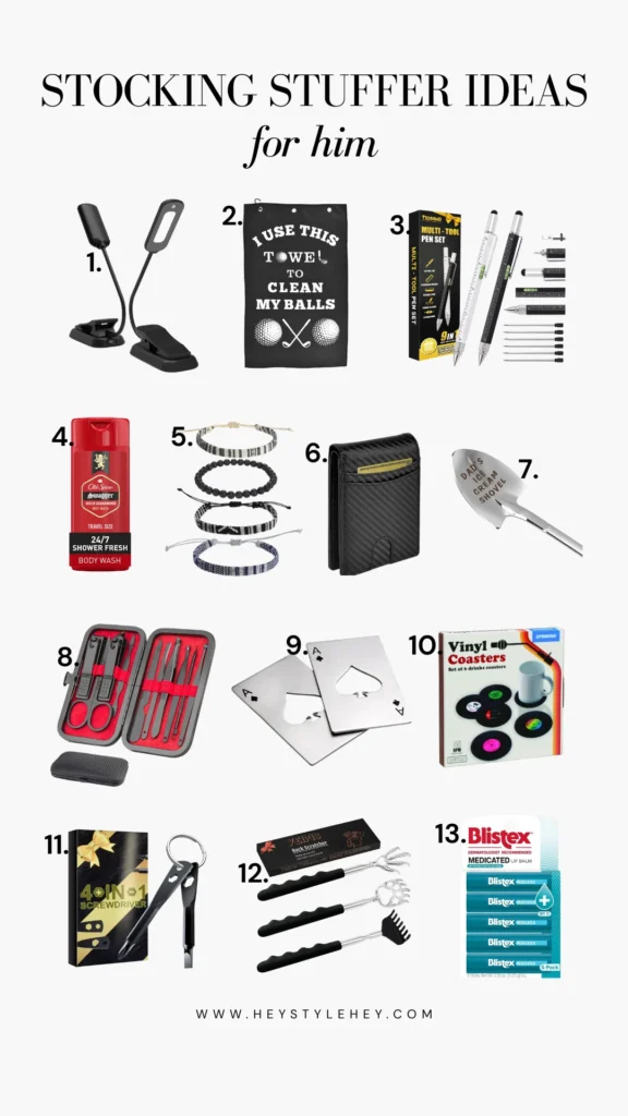 stocking stuffer ideas for him under $5