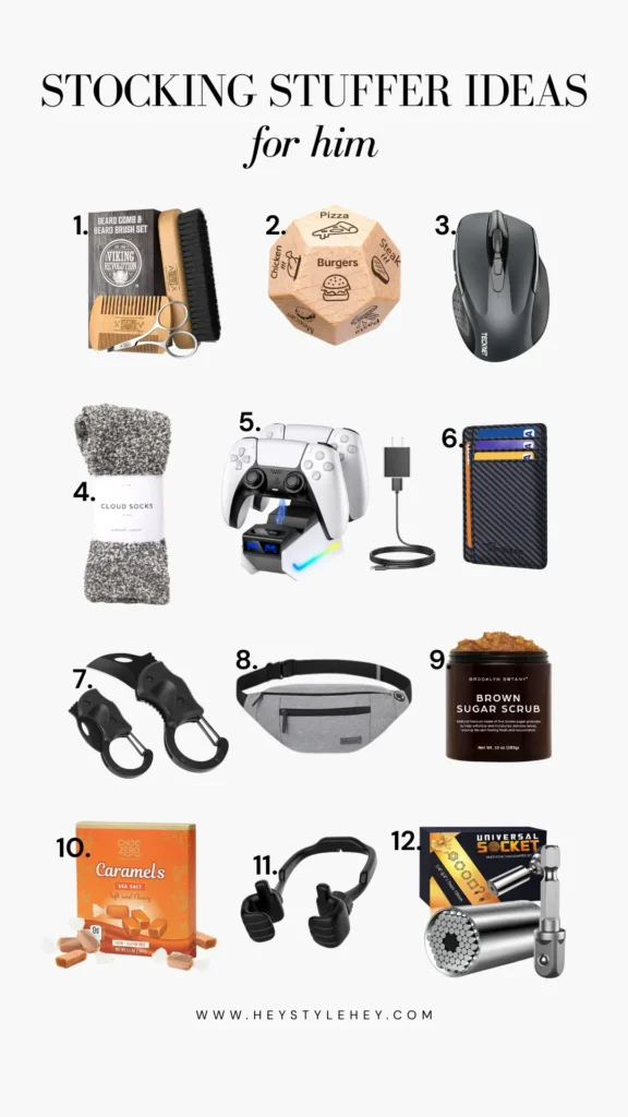 stocking stuffer ideas for him under $10