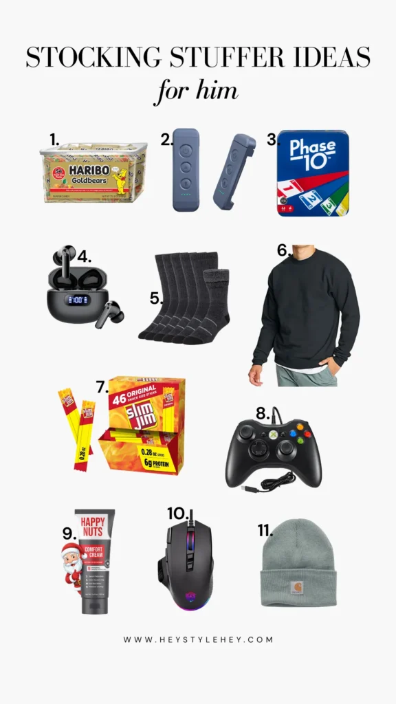 stocking stuffer ideas for him under $15