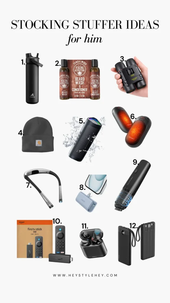 stocking stuffer ideas for him under $20