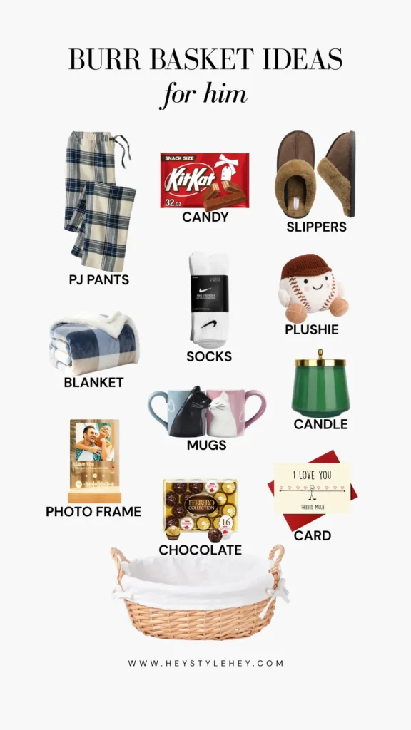 burr basket ideas for him