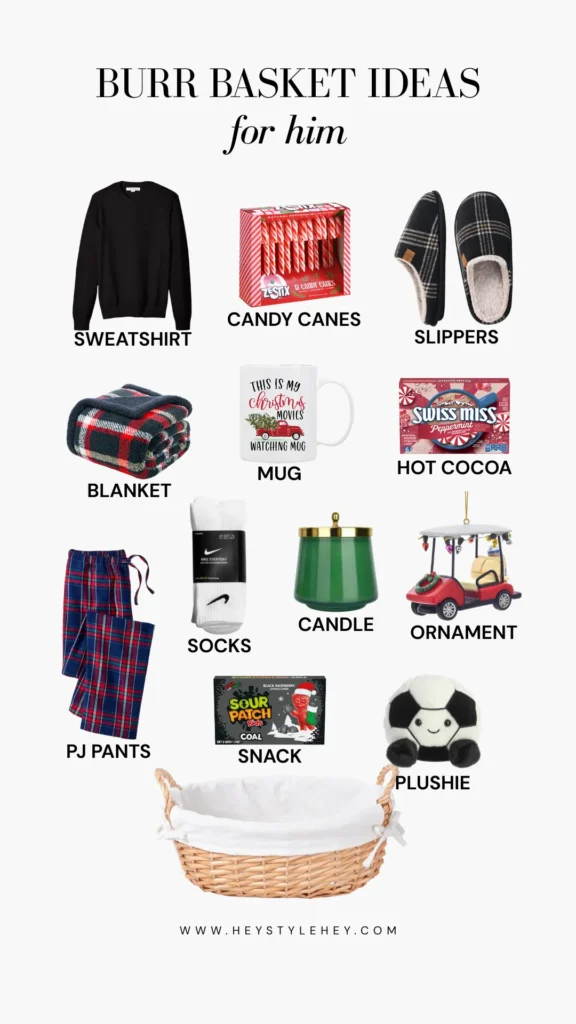 burr basket ideas for him