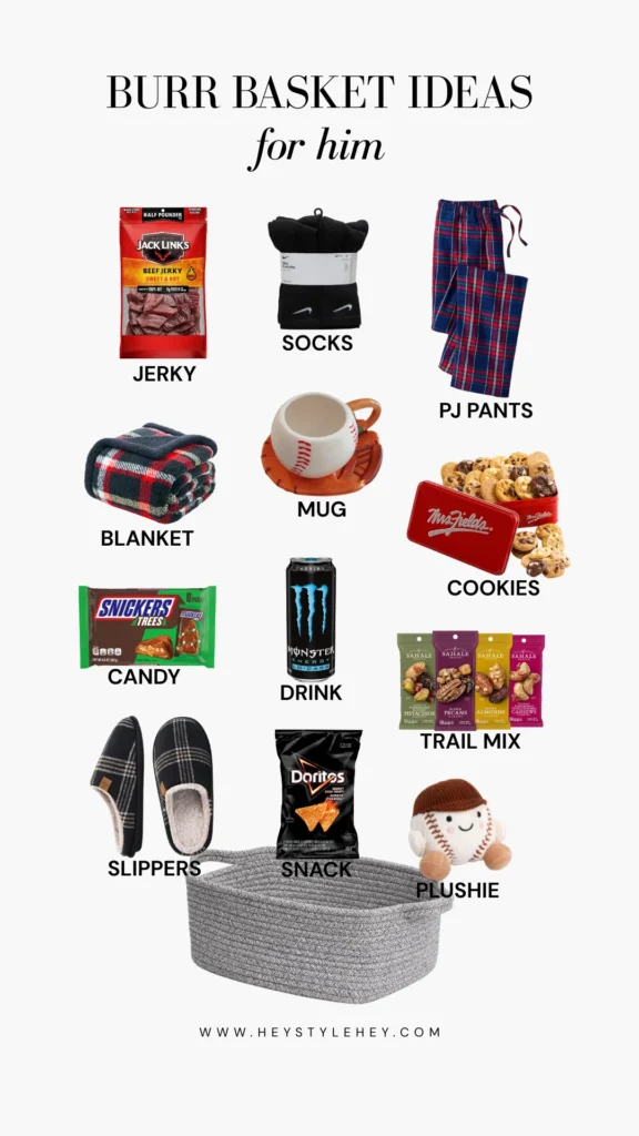 burr basket ideas for him