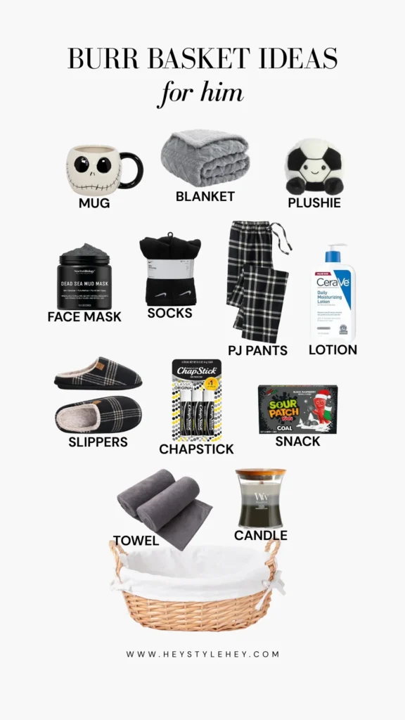 burr basket ideas for him