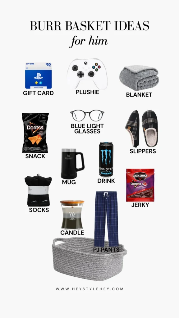 burr basket ideas for him