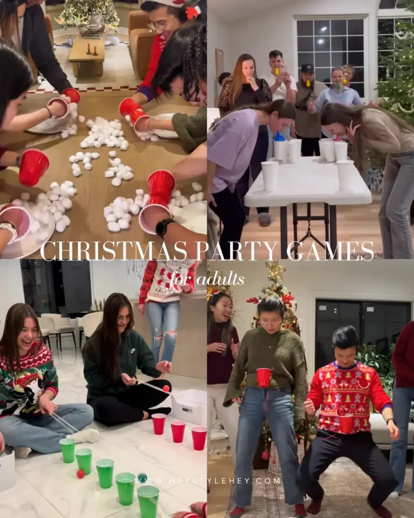 christmas party games for adults