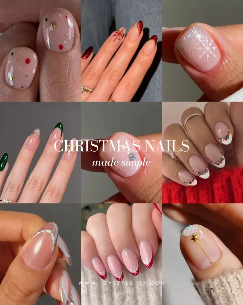 simple christmas nails