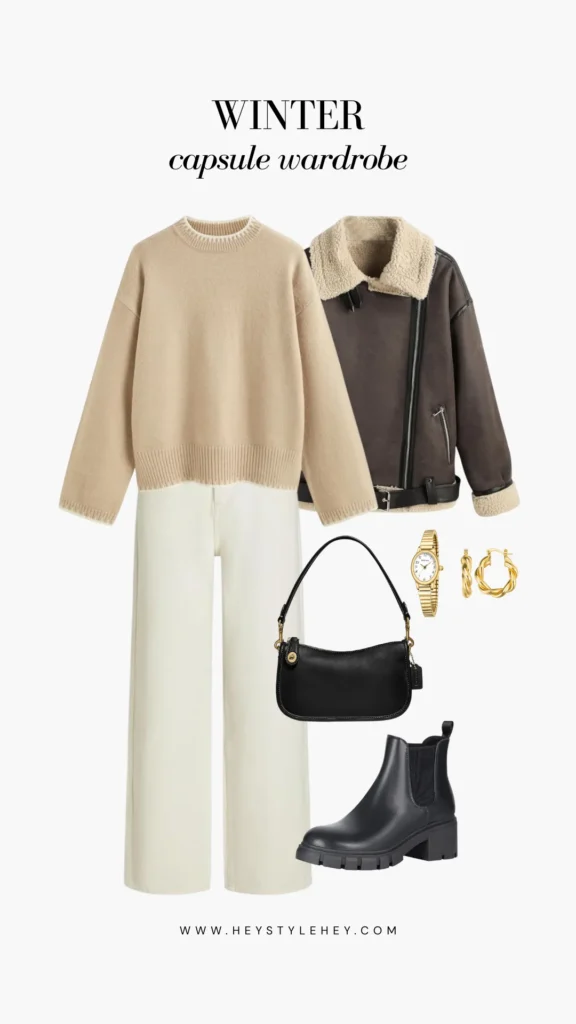 winter capsule wardrobe: outfit ideas