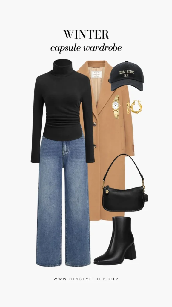 winter capsule wardrobe: outfit ideas