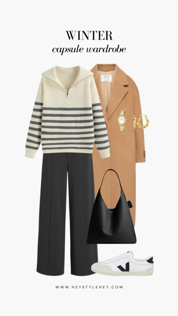 winter capsule wardrobe: outfit ideas