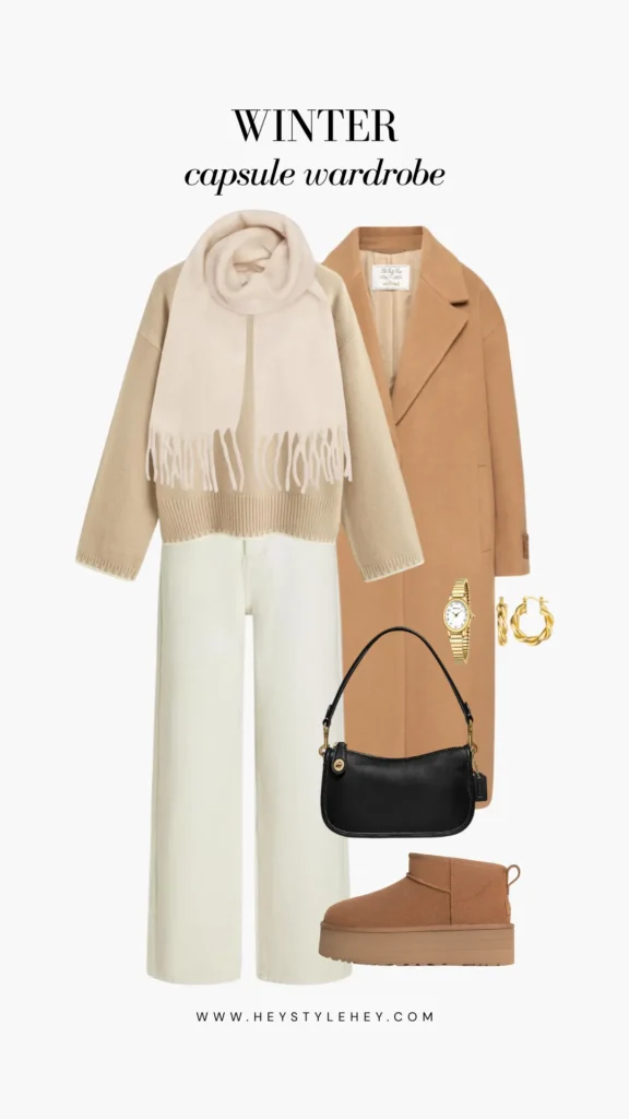 winter capsule wardrobe: outfit ideas