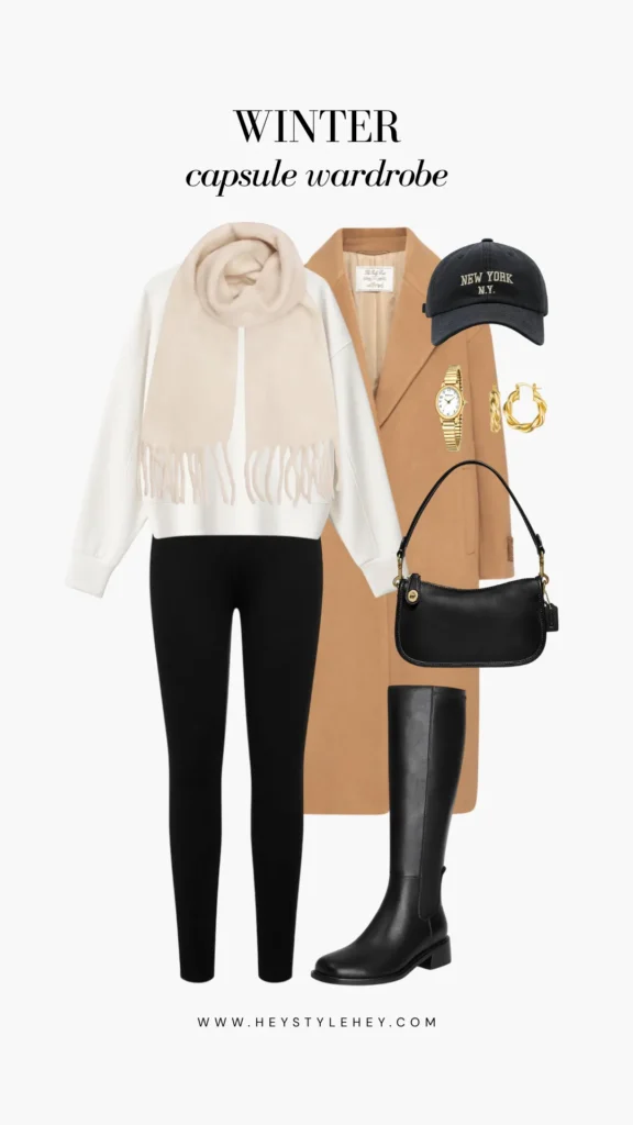 winter capsule wardrobe: outfit ideas