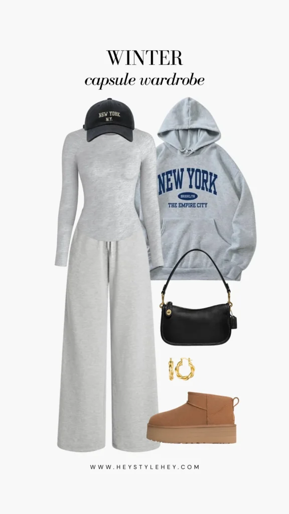 winter capsule wardrobe: outfit ideas