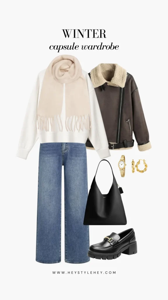 winter capsule wardrobe: outfit ideas