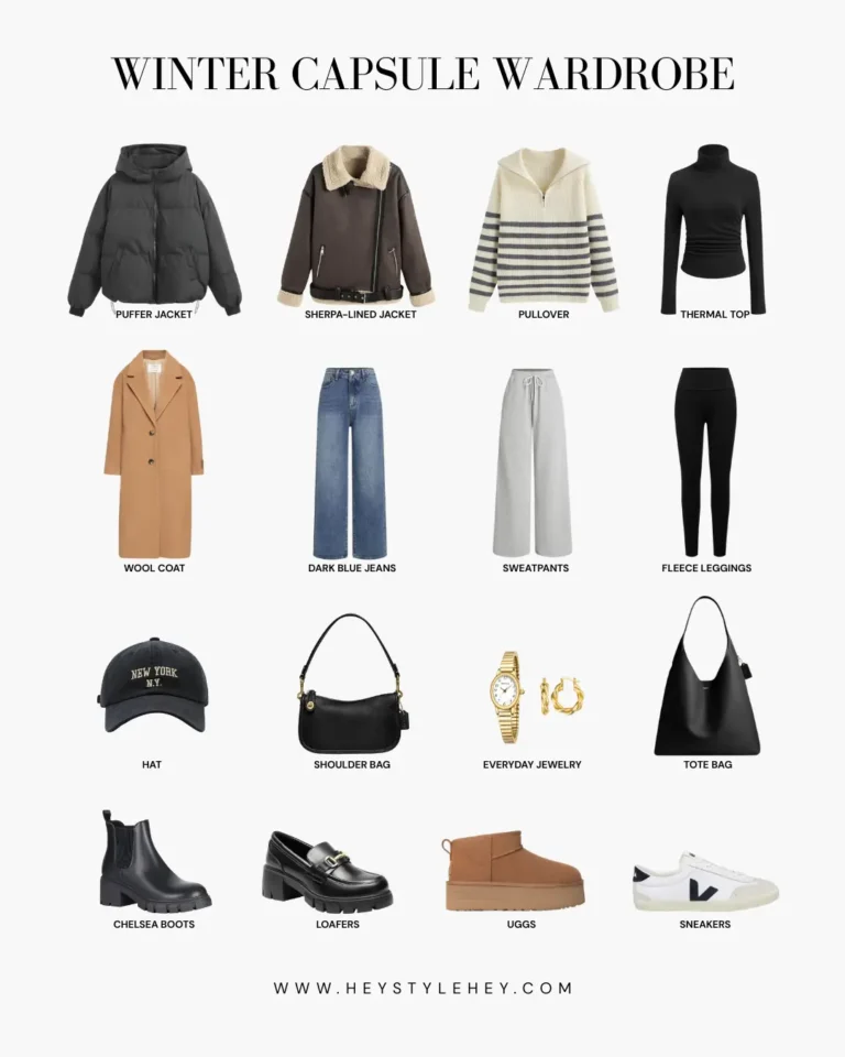 winter capsule wardrobe