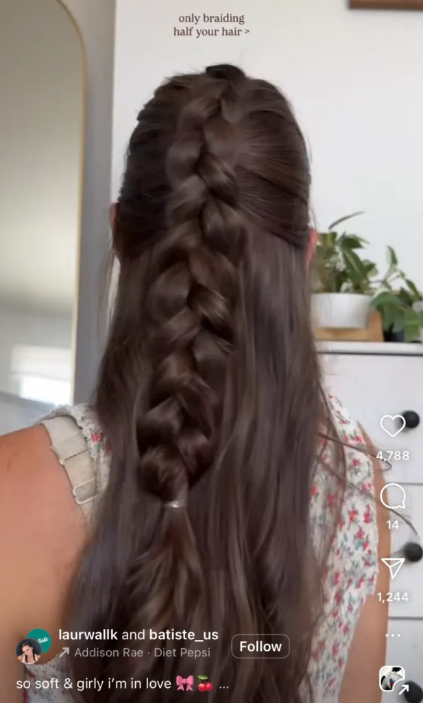 winter hair braid ideas