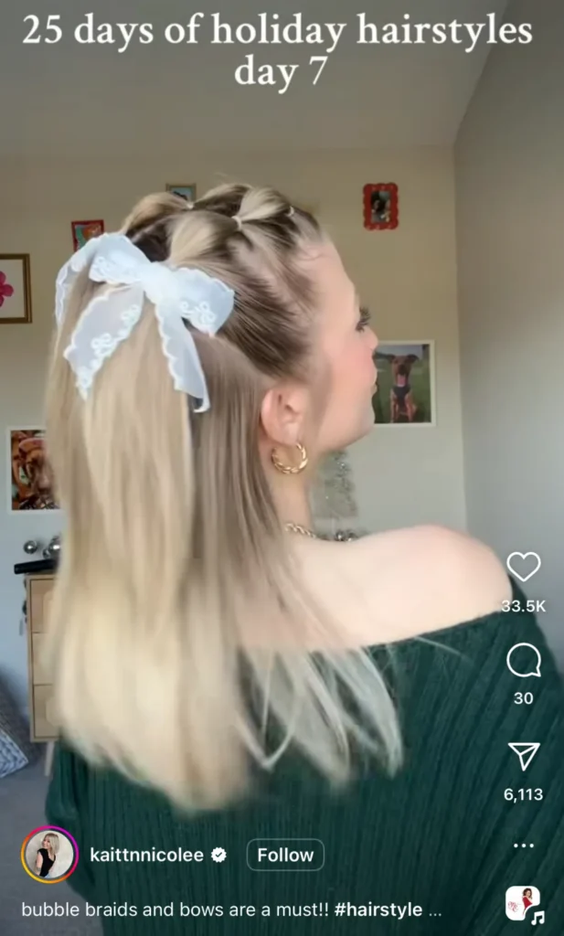 winter hair braid ideas