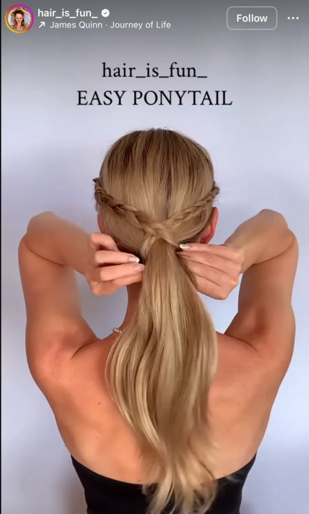 winter hair braid ideas