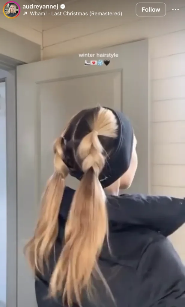 winter hair braid ideas