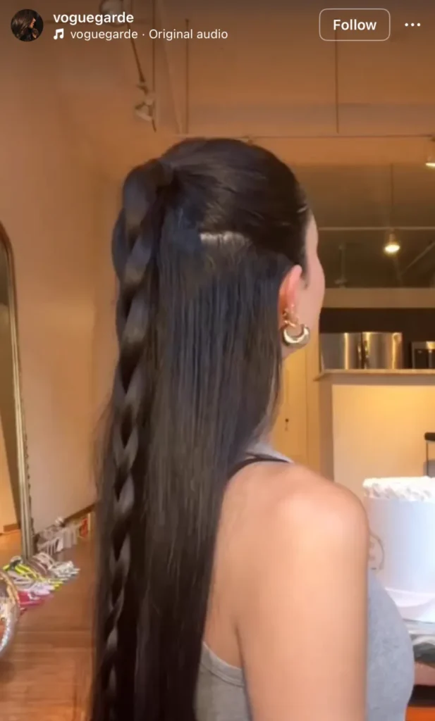 winter hair braid ideas